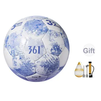 361° Size 45 Soccer PVC Machine Stitched Soccer Ball Unisex Purple