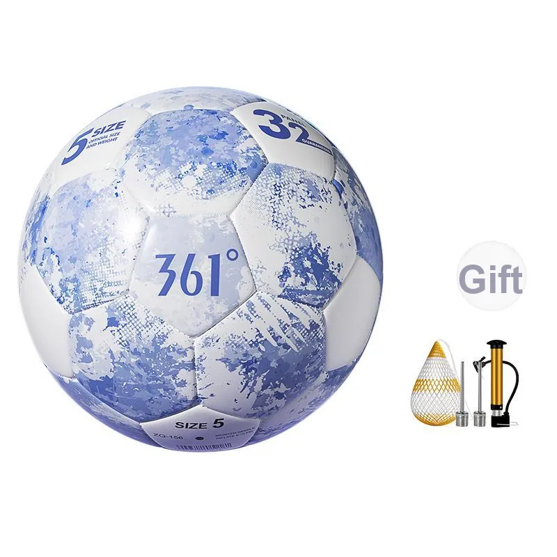 361° Size 45 Soccer PVC Machine Stitched Soccer Ball Unisex Purple-0