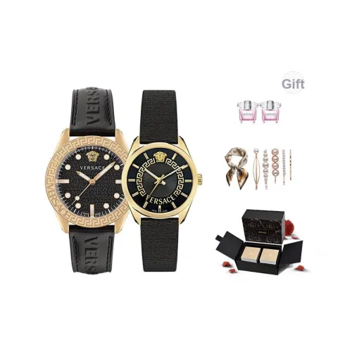 VERSACE Кварцевый механизм Унисекс Часы Pair Table Series 42мм*42мм*9мм Зеленый