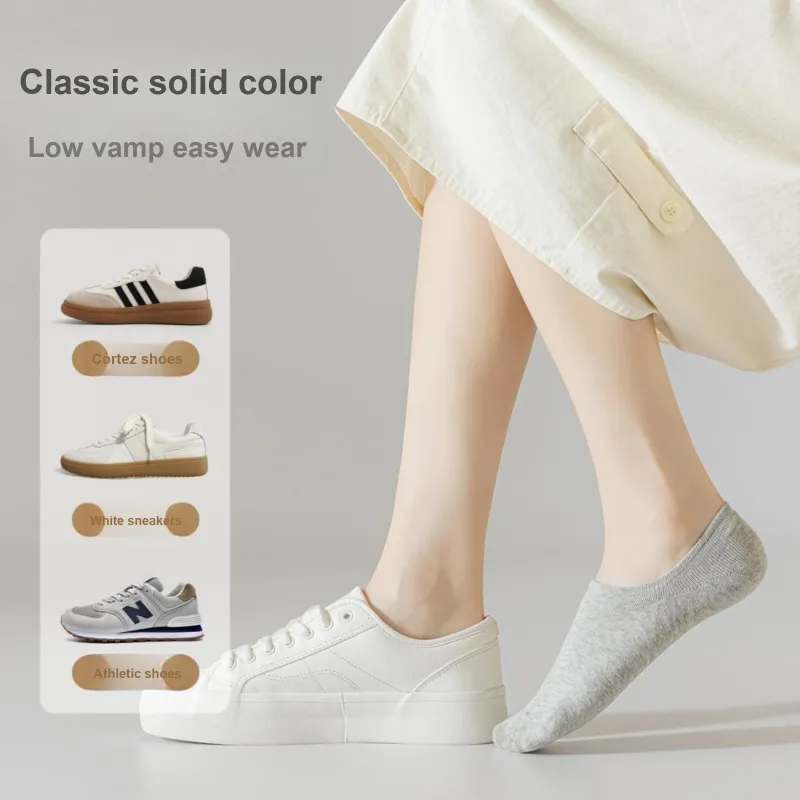XXLLG Spring And Fall No-Show Socks Women's 4 Pack-6