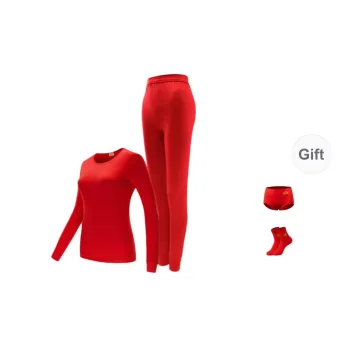 H YXIANG Thermal Set Women's Gift Box Set Prosperity Red