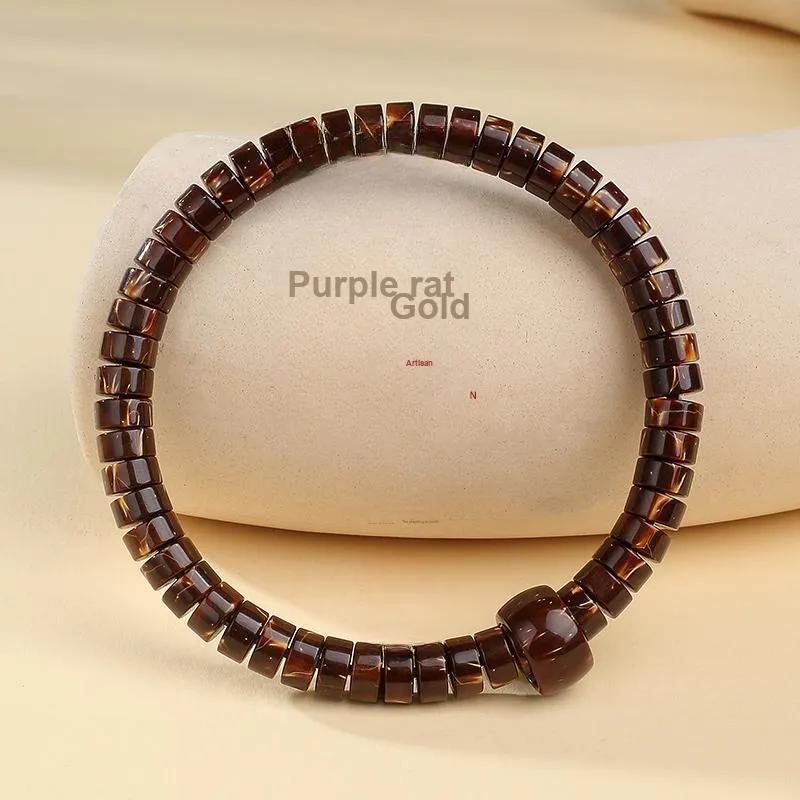 MUSHENGYUAN Purple Gold Rat Bracelets Unisex-1