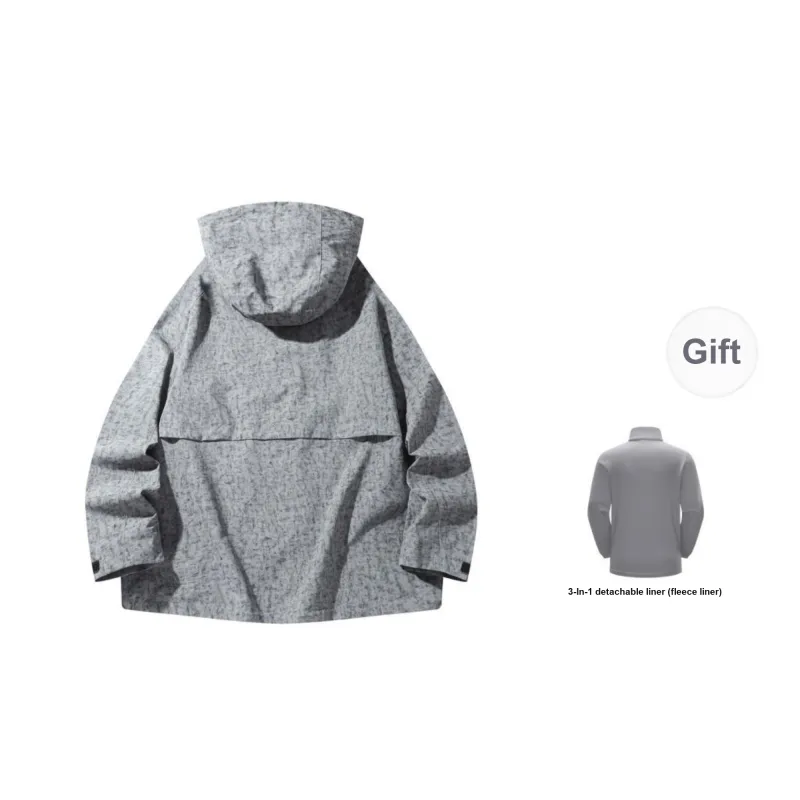 Jeep Windproof Waterproof Breathable Cold Resistant Rainproof Windbreaker Jacket Unisex-41