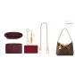 Trumpets Burgundy (Suede Zippers Liner)+Sub-Bag[Underarm]Modified Set