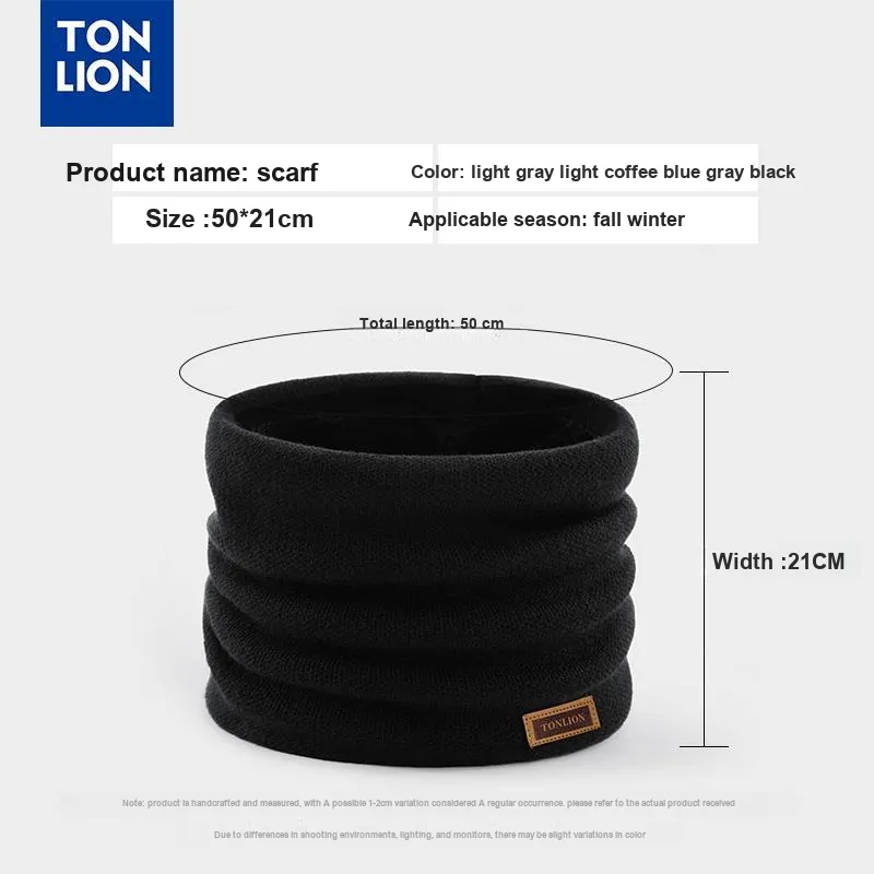 Tonlion Polyester Scarves Unisex-2