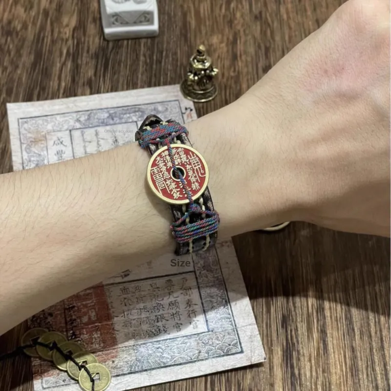 JIBAINANXI Alloy Leather Wristbands Unisex-2
