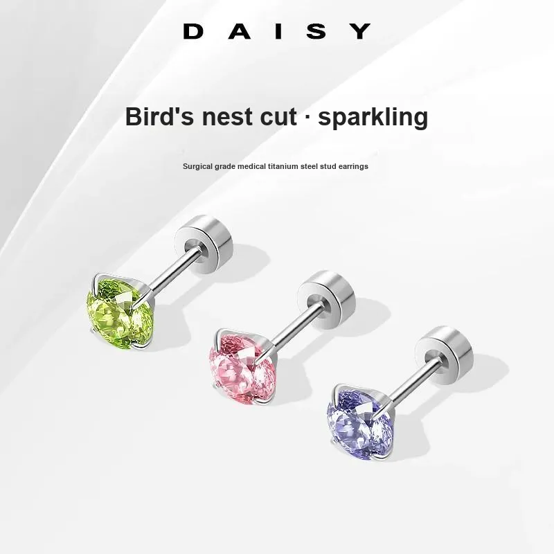 Daisy Dream Steel Stud Earrings Women's-4