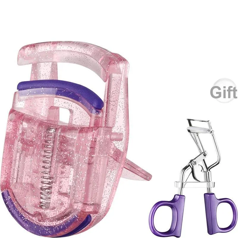 Goodgudi Long Lasting Shaping Glitter Curling Long Lasting Eyelash Curlers-5