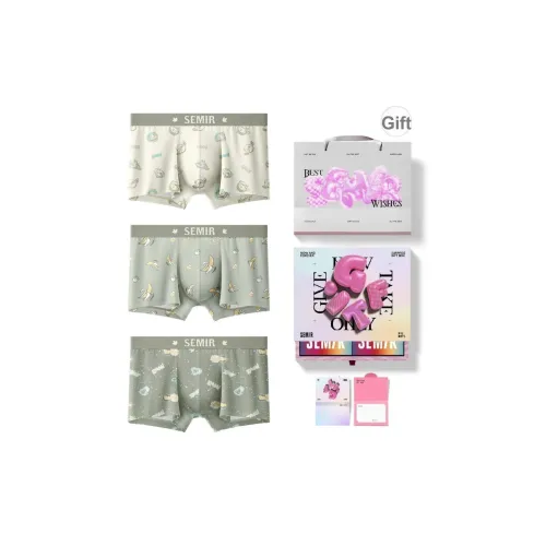 SEM R Трусы Мужские упаковка из 3 штук набор в подарочной коробке