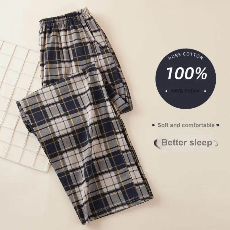 H YXIANG Men Pajama Pants-4