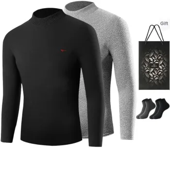 SEPTWOLVES Thermal Tops Men's 2 Pack+Shopping Bag