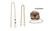 [Crossbody]Four-Leaf Clover Chain 110cm+Decorative Chain 45cm