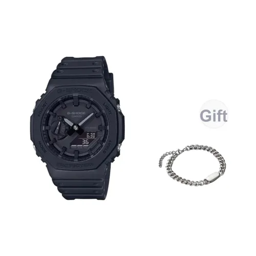 Часы SHOCK Кварц Механизм Мужские часы Черный циферблат