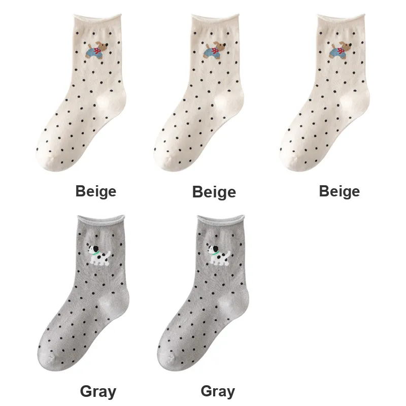 H YXIANG Mid Calf Socks Women's Combo Set-33