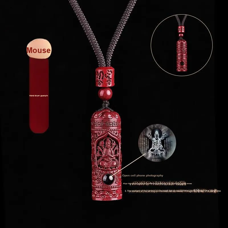 Sima Is Ethereal Cinnabar Pendants Unisex-17