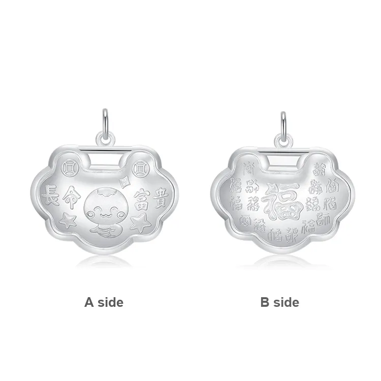 CHAOHONGJI Sterling Silver 990 Pendants Kids'-1