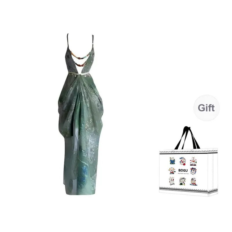 BDGU Slip Dresses Women's Green-1