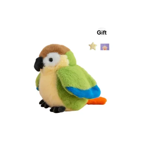 OU DI PIG Cute pet Воробей Parrot Дерево Hole Куклы Подвеска Плюшевая кукла 12cm 20cm Рекомендуемый рост