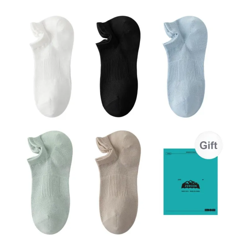 ZEROIN Ankle Socks Unisex 5 Pack-28