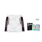 Light Gray Print-Box Included Shopping Bag