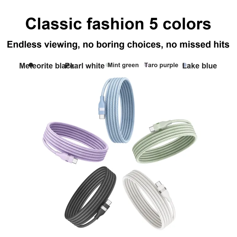 ANKER Type c To Type c 240W Safe Fast Charging Compatible With Apple 16/15/Android Collection Skin Friendly Woven Cable-23