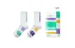 Dark Purple+Mint Green, 2 Pack