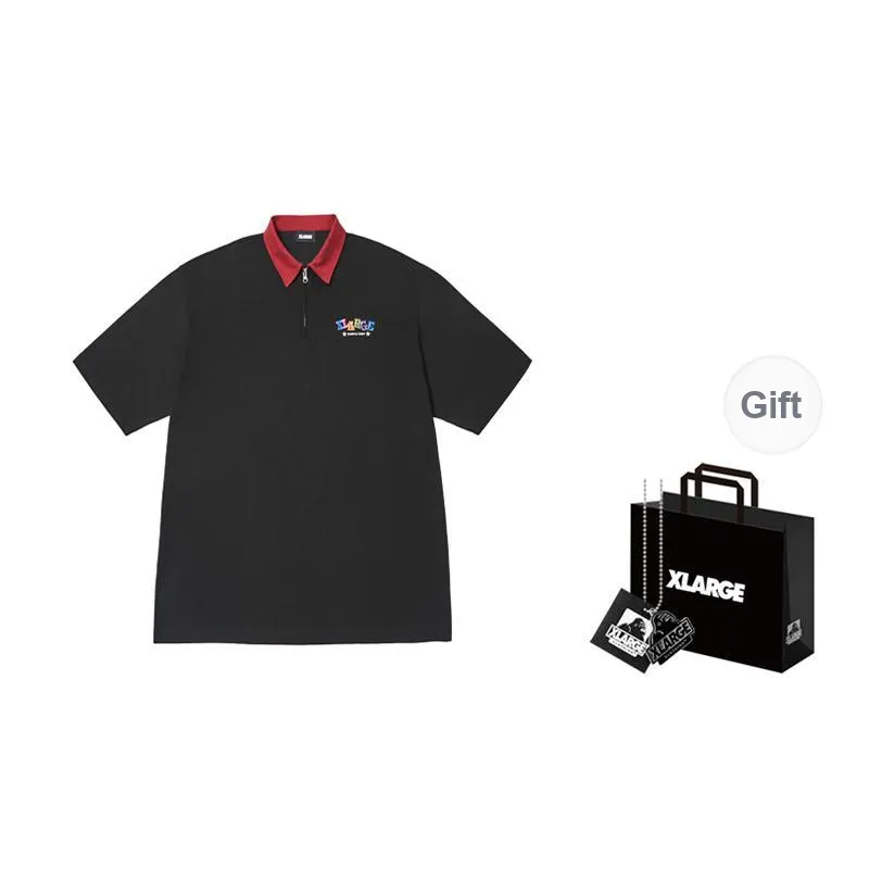 XLARGE NEW IN OG Streetwear Revival Series Polo Shirt Unisex Shopping Bag Black-3