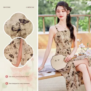Like The Age Of Water Dress Women's Apricot