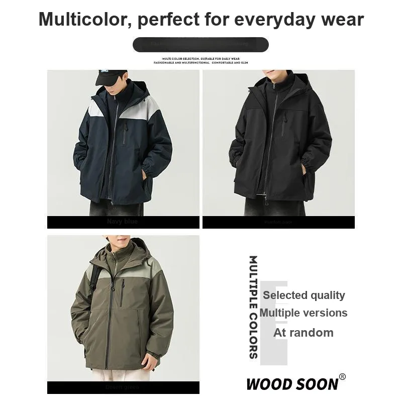 WOOD SOON Embroidered Logo Crew neck Sweatshirt-1