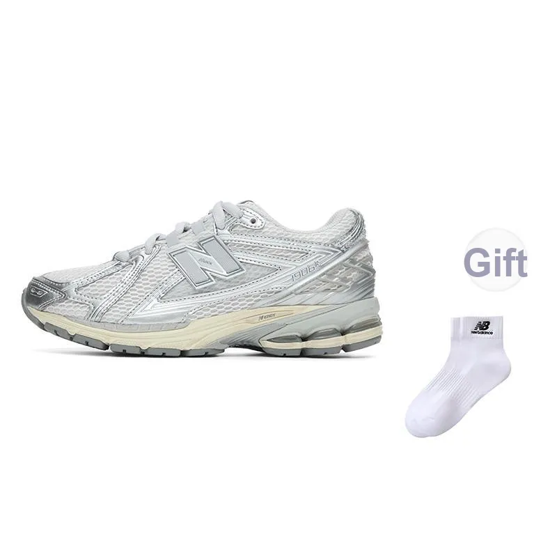 New Balance NB 1906R Anti Slip Wear Resistant Low Top Casual Shoes Unisex Silver Gray-6