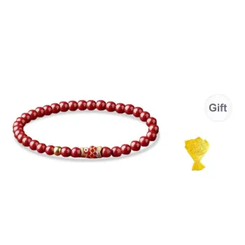 Kim Ka Fook Cinnabar Bracelets Women's