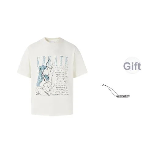 KREATE Экрю Унисекс Футболка