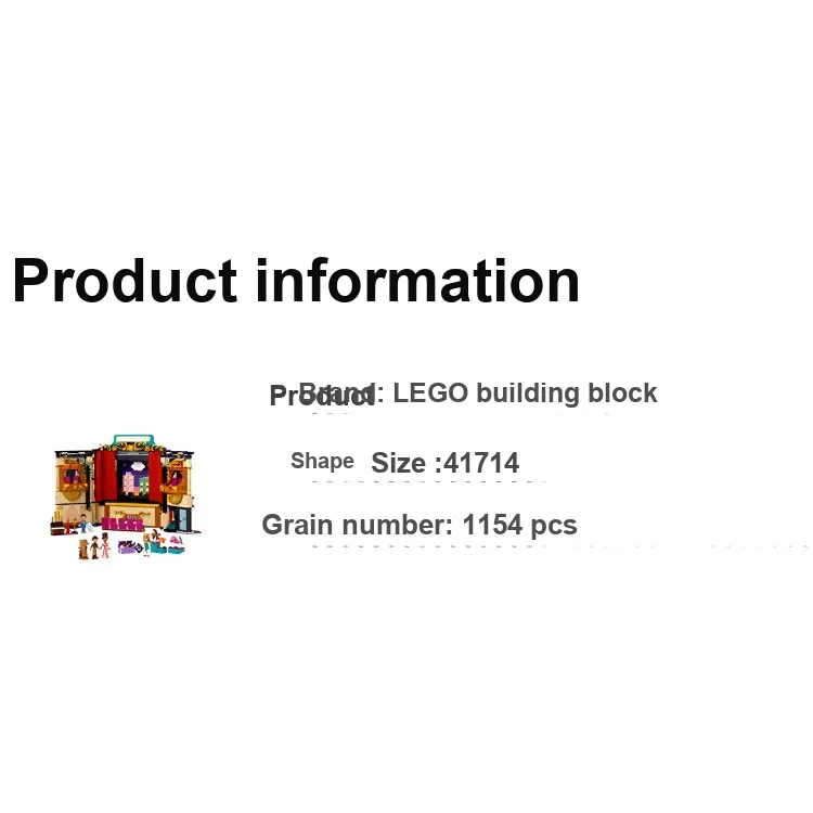LEGO Andrea's Drama School Building Blocks 1154pcs 41714-2