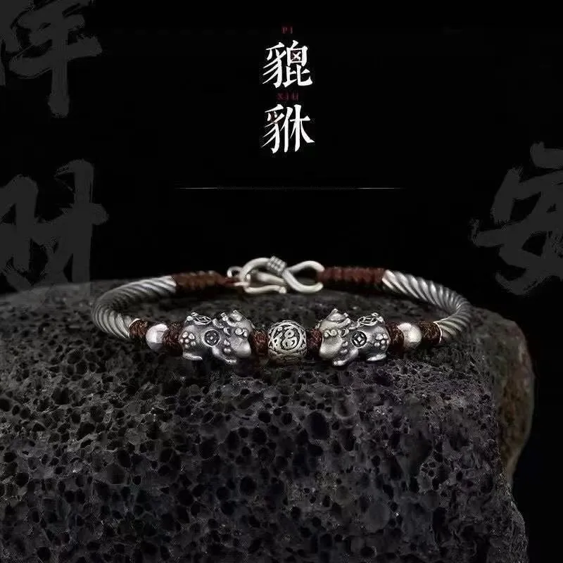 BMK 999 Fine Silver Bracelets Unisex-2