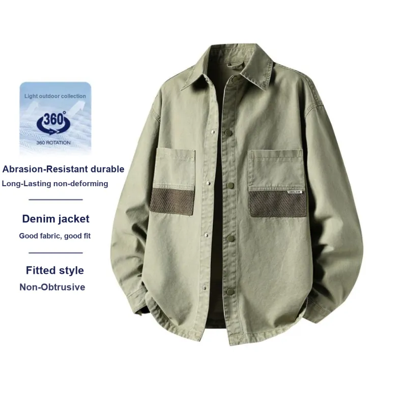RIEZU Denim Jackets Unisex-5
