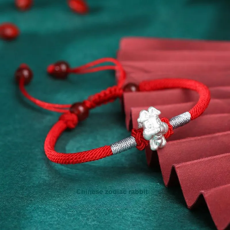 Nine Music 999 Fine Silver Hand Rope Unisex-25
