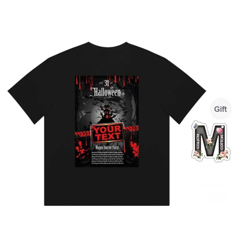 Cotton shopping T Shirts Unisex-2