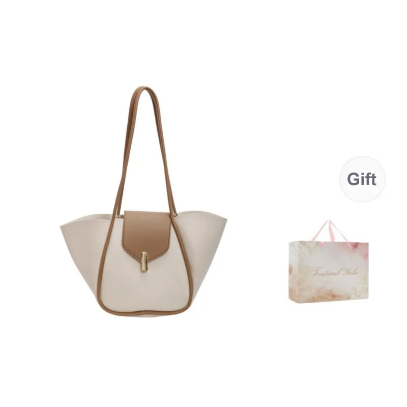 TOUTSEUL YOLO PU Shoulder Bag Women's Ecru/Black/Khaki/Coffee/Brown-1