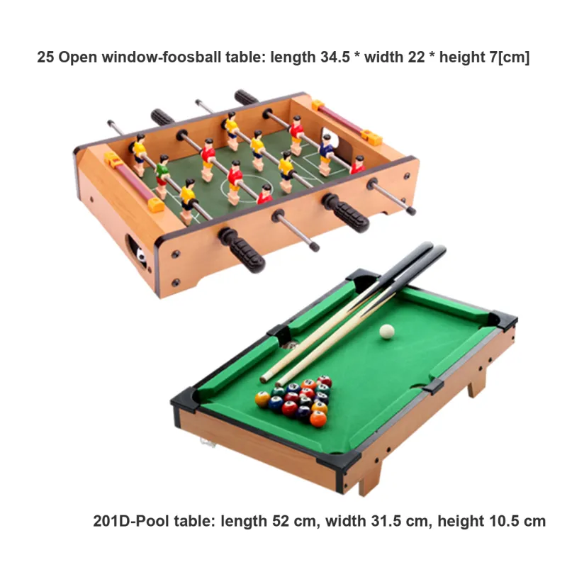 HUANGGUAN Tabletop Billiard Foosball Battle Table Board Games-1