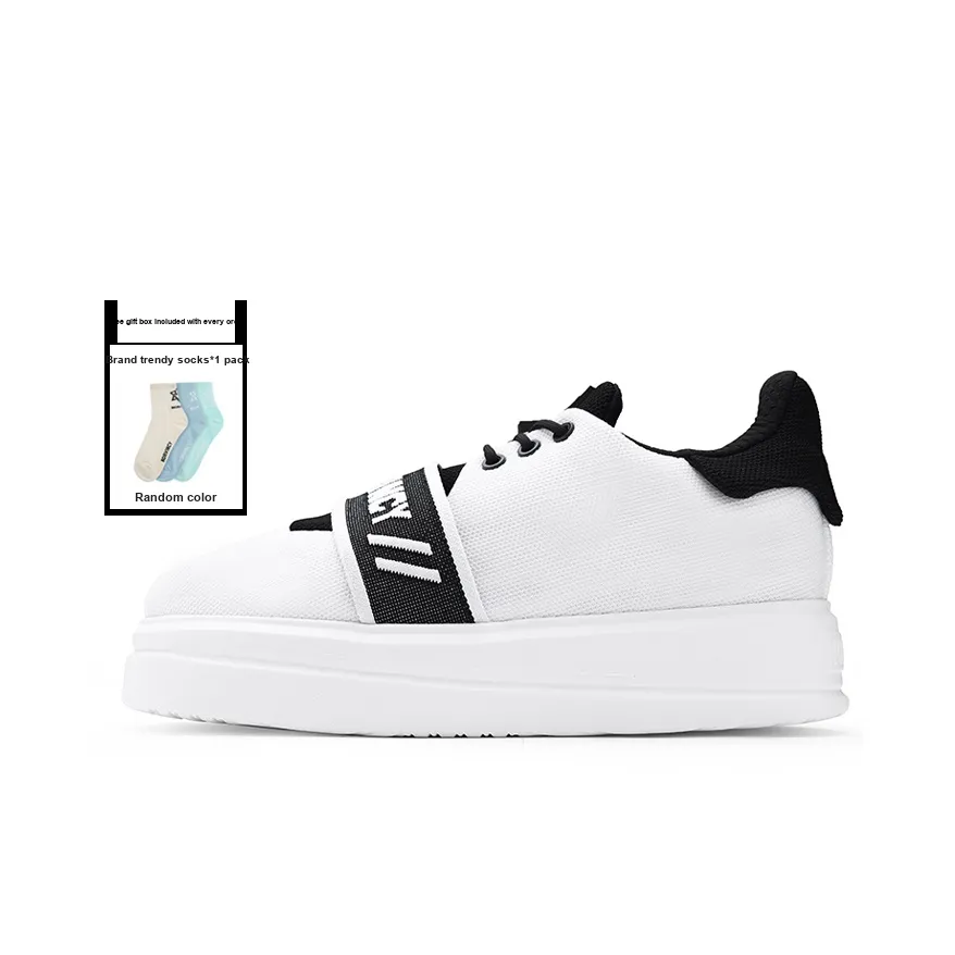 NORVINCY Низкий Топ Стильный Скейтбординг Унисекс Черный Белый