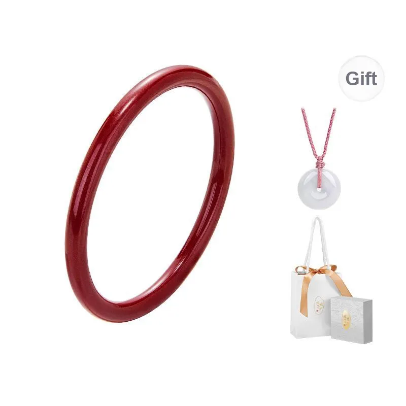 MAMADESHOUHU Cinnabar Continuous Good Luck, All The Best Bangle Women's-7