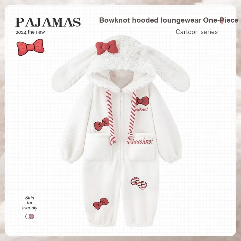 O'MESIK Home Onesies Women's White-1
