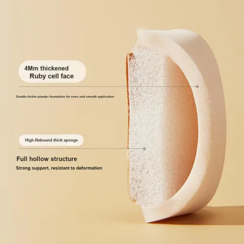 AMORTALS Плюс Points Розовый + Очиститель MAKE UP Инструменты Легко наносится Пять Штук Набор