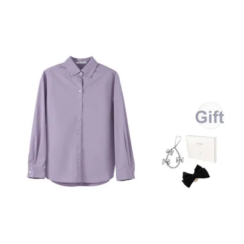 Fstudio Корейский стиль Маленький Элегантность 100% хлопок Casual Fashion Рубашка Женские