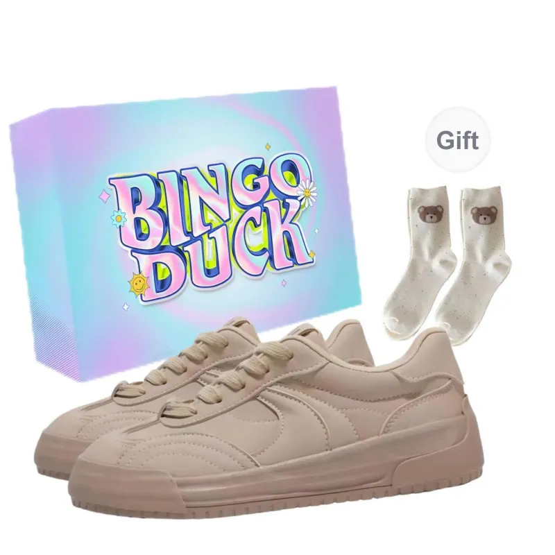 BINGO DUCK Coverage Low Top Skateboard Shoes Women's-4