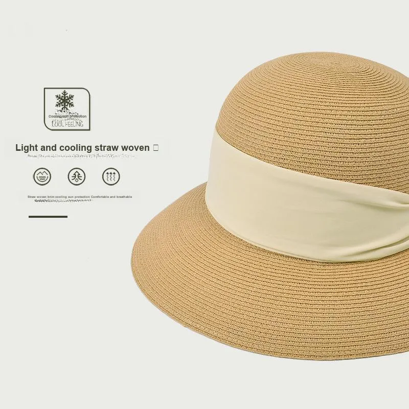 Ai Jiawei Paper Reed Bucket Hats Women's-3
