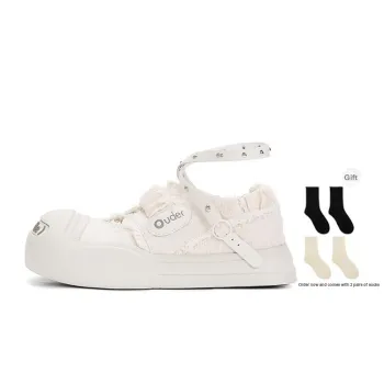 Ouder Smiler Swan Dance Skateboard Shoes Women's White Swan