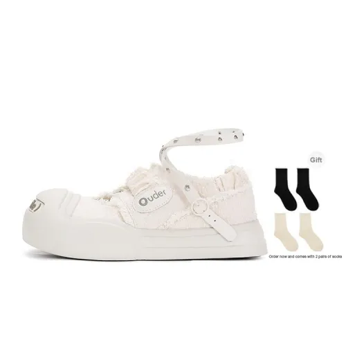 Ouder Smiler Swan Dance Skateboard Shoes Women's White Swan