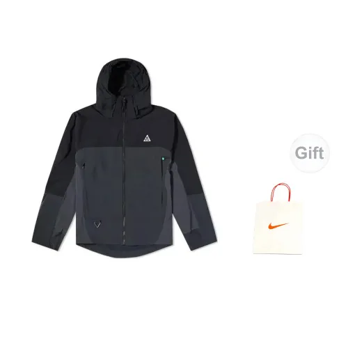 Nike ACG Windbreaker Jackets Men Black Gift Bag