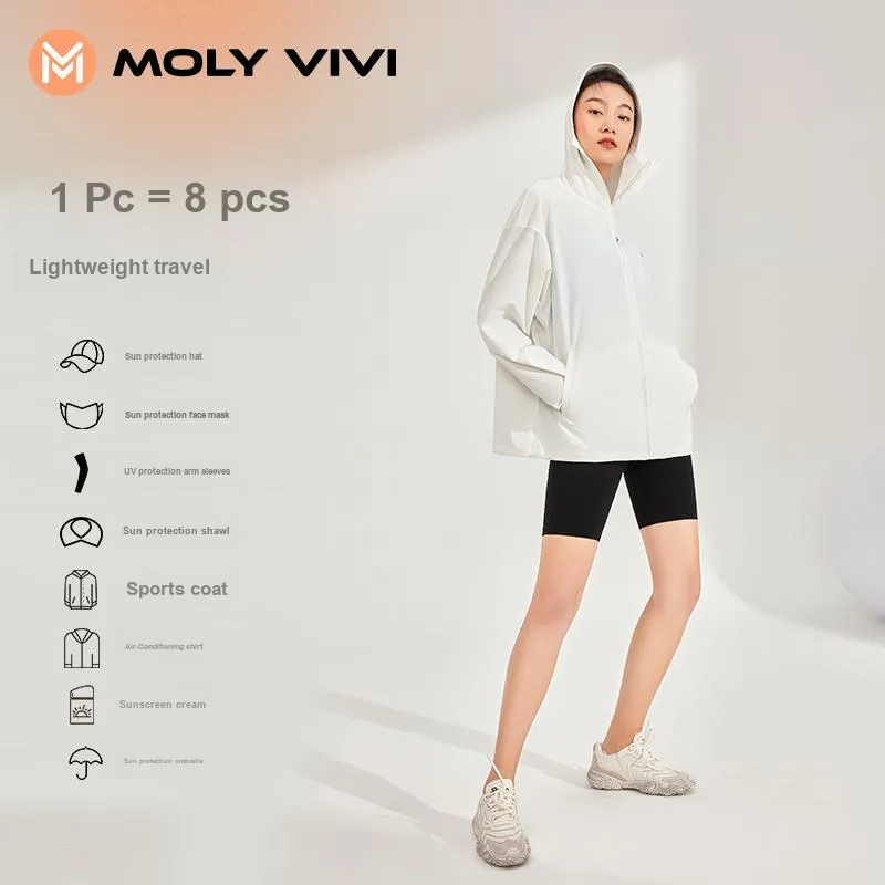 MOLY VIVI Breathable Insect Resistant Sun Protection Clothing Women's-53